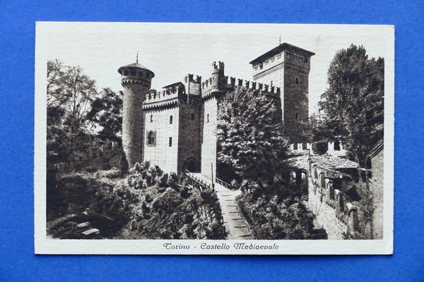 Cartolina Torino - Castello Medioevale - 1915 ca.