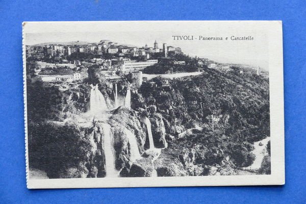Cartolina Tivoli - Panorama e Cascatelle - 1910 ca. | Immagine principale