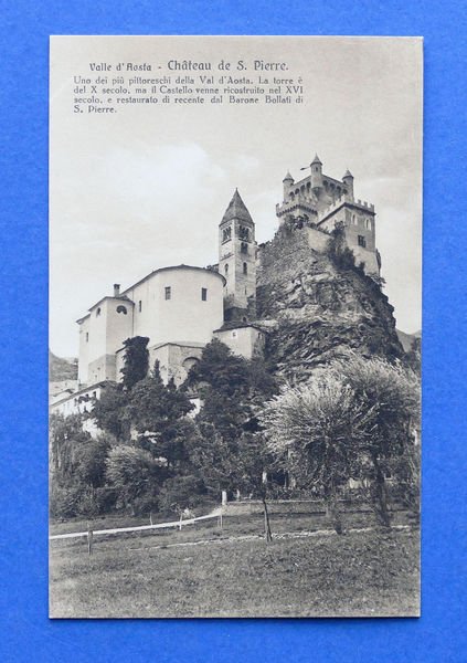 Cartolina Castello di Saint-Pierre - 1930 ca. | Immagine principale