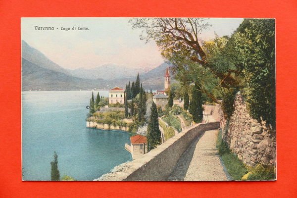 Cartolina Lago di Como - Varenna - 1915 ca.