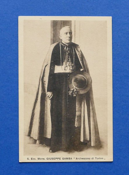 Cartolina Personaggi Famosi Religione - Arcivescovo di Torino Giuseppe Gamba | Immagine principale