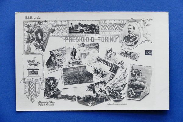 Cartolina Presidio di Torino - 1903 | Immagine principale