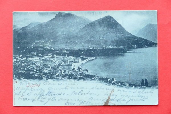 Cartolina Svizzera - Lugano - 1899