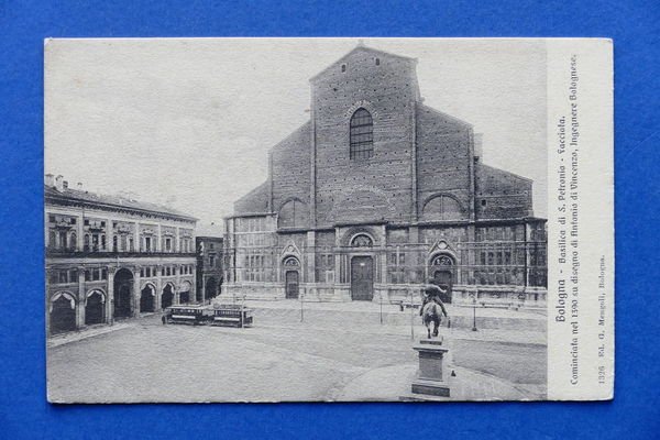 Cartolina Bologna - Basilica di S. Petronio e Tram - …