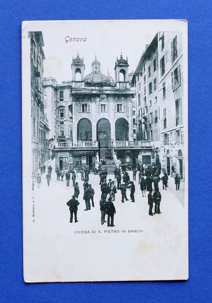 Cartolina Genova - Chiesa di S. Pietro in Banchi - …