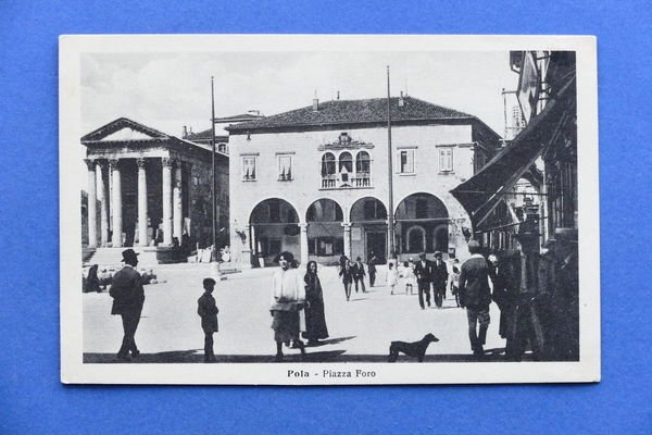 Cartolina Croazia - Istria - Pola - Piazza Foro - …