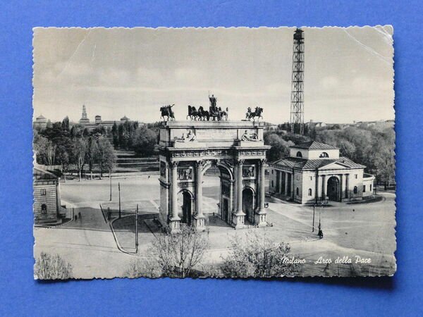 Cartolina Milano - Arco della Pace - 1940 ca.