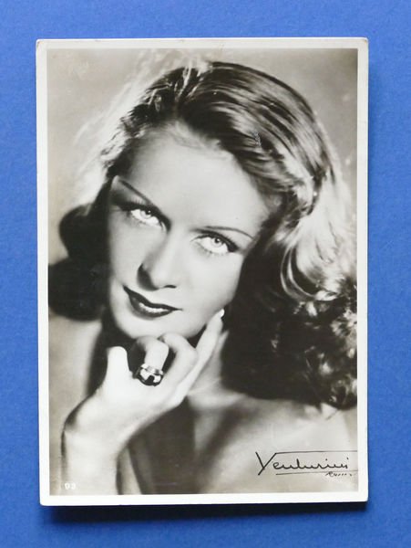 Cartolina Personaggi Famosi - Attrice Vera Carmi - 1942.