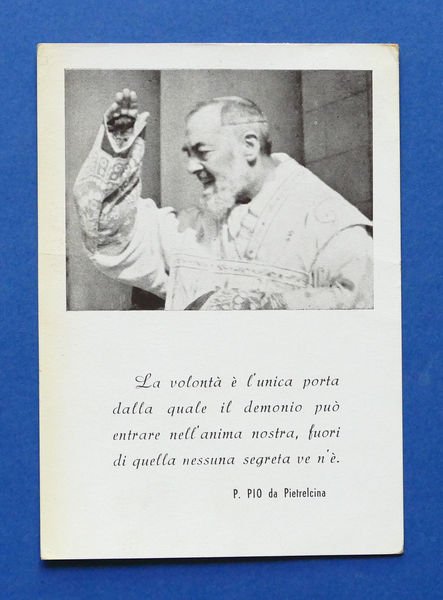 Cartolina Religione - Padre Pio da Pietrelcina - 1958.
