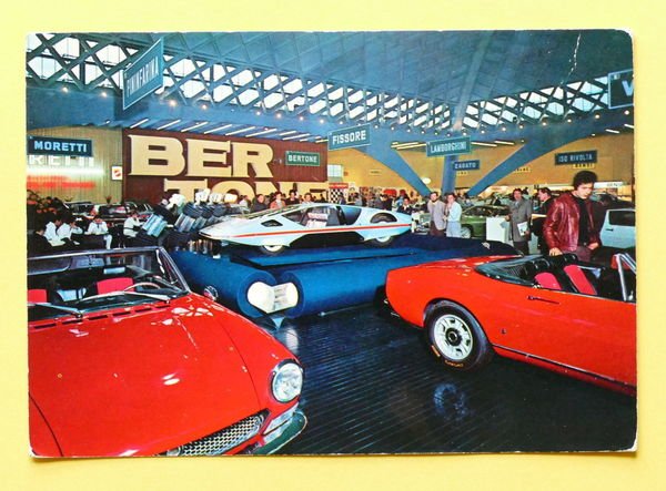 Cartolina Torino - Salone Internazionale dell'Automobile - 1970 ca.