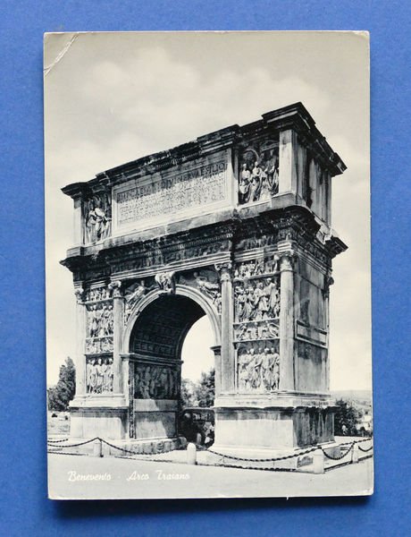 Cartolina Benevento - Arco Traiano - 1950 ca.