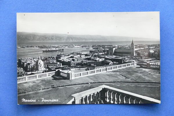 Cartolina Messina - Panorama - 1949