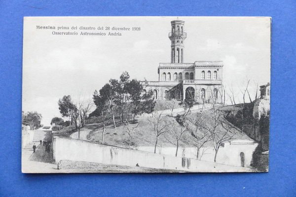 Cartolina Messina prima del terremoto del 1908 - Osservatorio Astronomico …