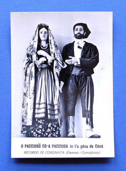 Cartolina Costumi - Genova- Cornigliano - Pacciugo e Pacciuga - …