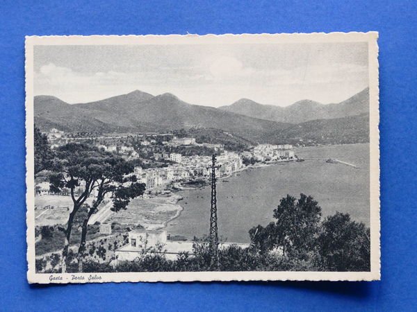 Cartolina Gaeta - Porto Salvo - 1945 ca.