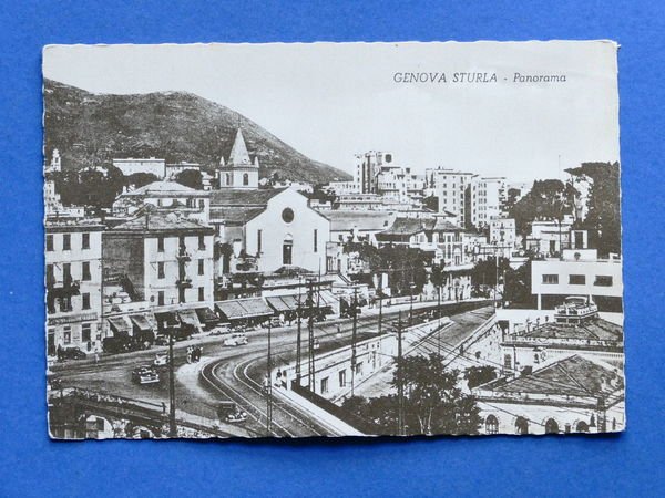 Cartolina Genova Sturla - Panorama - 1945 ca. | Immagine principale