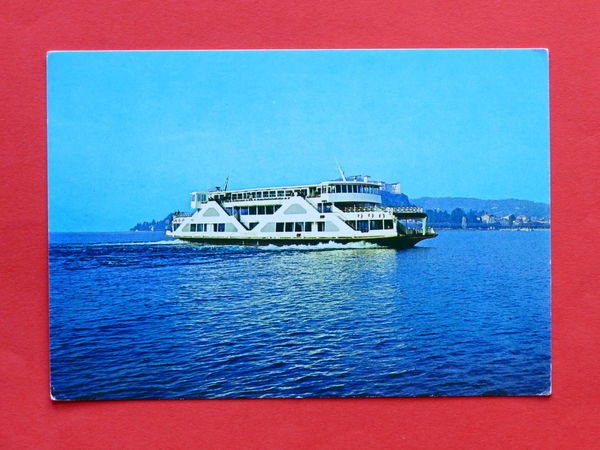 Cartolina Navi - Motonave Traghetto Sempione - Lago Maggiore - …