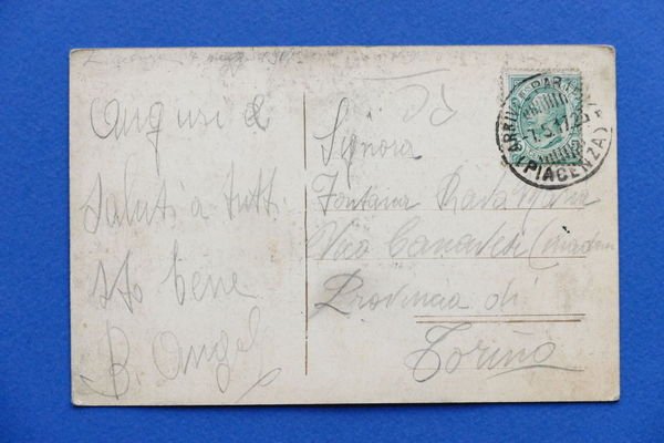 Cartolina Piacenza - Panorama visto dal Duomo - 1923.