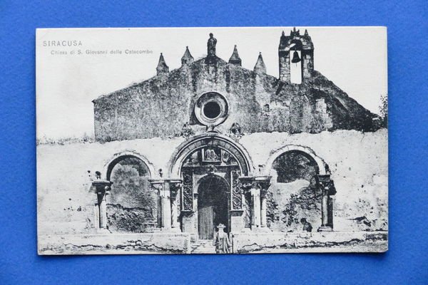 Cartolina Siracusa - Chiesa di S. Giovanni delle Catacombe - …