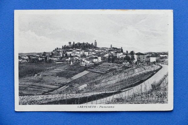 Cartolina Carpeneto - Panorama - 1920 ca.