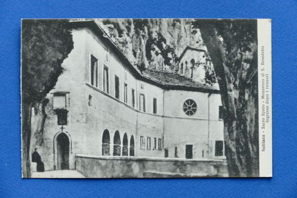 Cartolina Subiaco - Sacro Speco - Monastero di S. Benedetto …