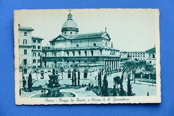 Cartolina Roma - Piazza dei Quiriti e Chiesa di S. …