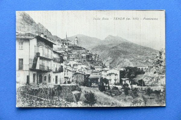 Cartolina Valle Roia - Tenda - Panorama - 1930 ca.