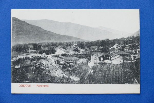 Cartolina Condove - Panorama - 1910 ca.