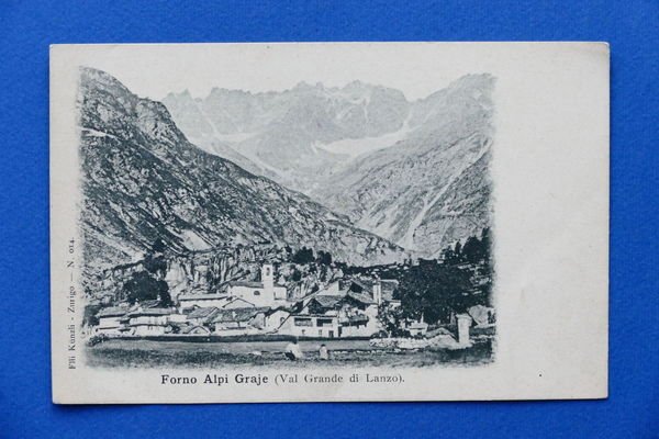 Cartolina Forno Alpi Graie - Val Grande di Lanzo - …
