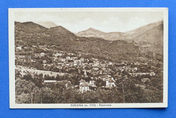 Cartolina Rubiana - Panorama - 1925 ca.
