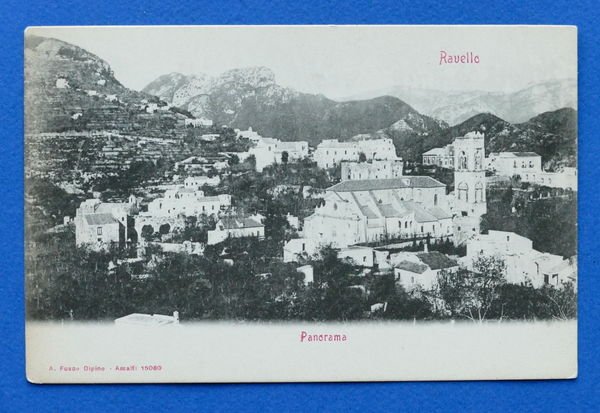 Cartolina Ravello - Panorama - 1900 ca.