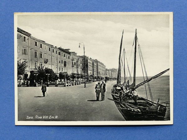 Cartolina Croazia - Zara - Riva Vittorio Emanuele II - …