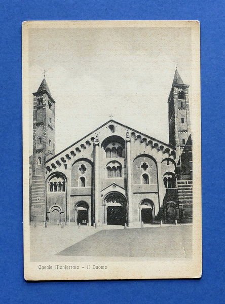 Cartolina Casale Monferrato - Il Duomo - 1940 ca.