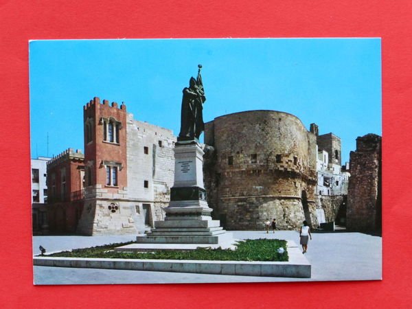 Cartolina Otranto - Monumento ai Caduti e vecchie Torri - …