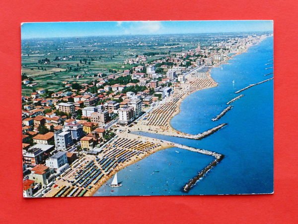 Cartolina Viserba - Viserbella - Panorama dall'aereo - 1972 | Immagine principale