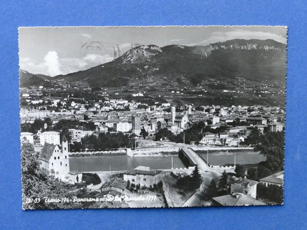 Cartolina Trento - Panorama verso la Marzola - 1961