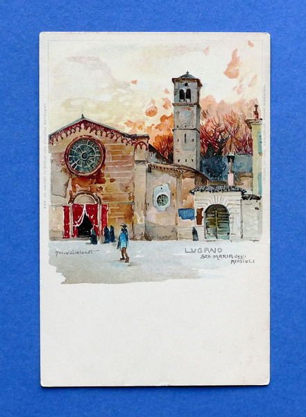 Cartolina Svizzera - Lugano - S. Maria degli Angeli - …