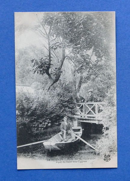 Cartolina Francia - Lyon - Parc de la Tete d'Or …