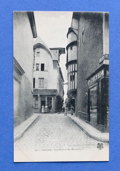 Cartolina Francia - Troyes - Rue Paillot de Montabert - …