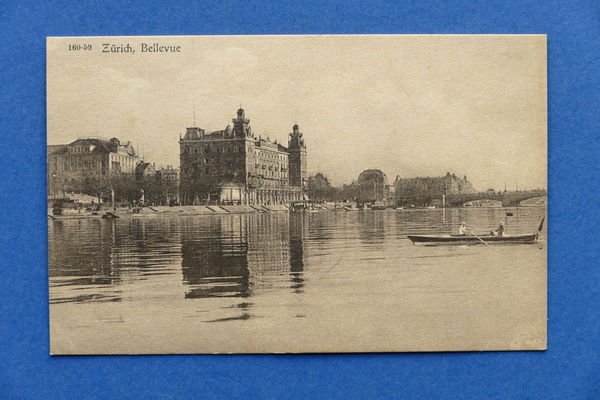 Cartolina Svizzera - Zurigo - Bellevue - 1910 ca.