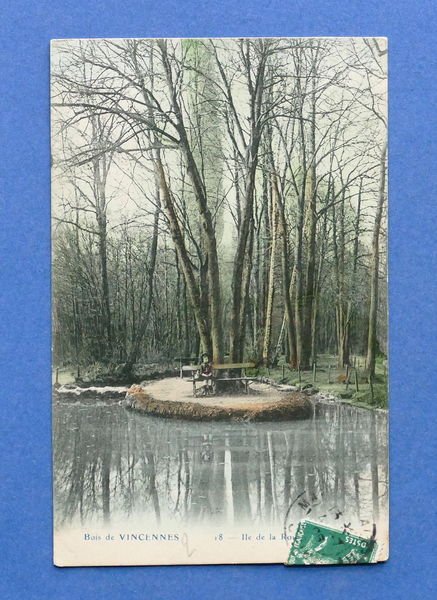 Cartolina Francia - Bois de Vincennes - 1908