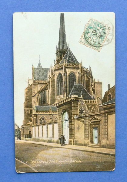 Cartolina Francia - Dijon - Cathedrale Saint Benigne - 1907