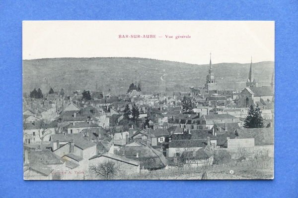 Cartolina Francia - Bar-sur-Aube - Panorama - 1915 ca.