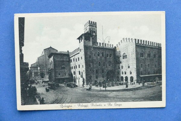 Cartolina Bologna - Palazzi Podestà e Re Enzo - 1930 …