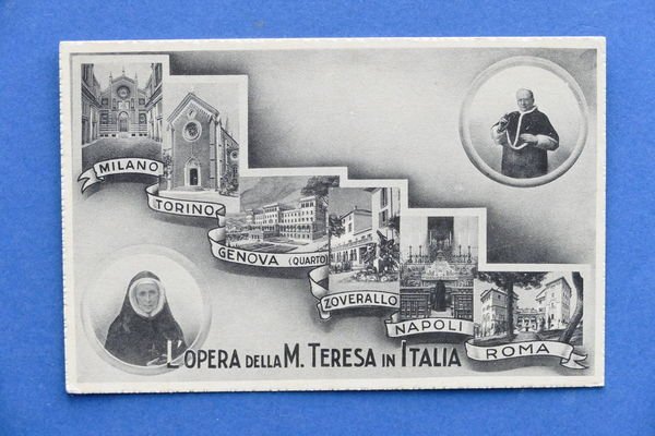 Cartolina Religione - L'Opera della M. Teresa in Italia - …