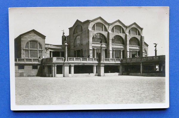 Cartolina Ostia a Mare - La spiaggia e lo stabilimento …