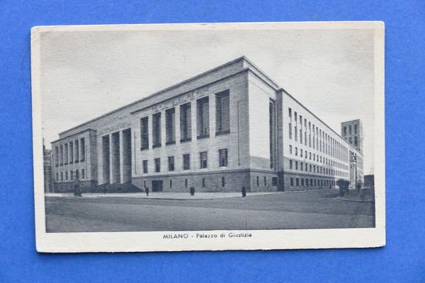 Cartolina Milano - Palazzo di Giustizia - 1935 ca.
