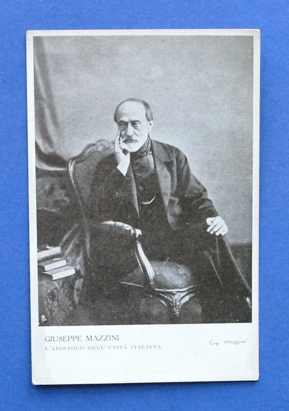Cartolina Personaggi Famosi - Giuseppe Mazzini 1911
