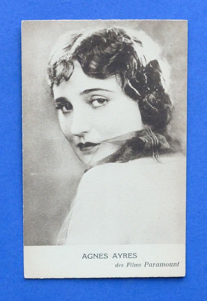 Cartolina Personaggi Famosi - Attrice Paramount - Agnes Ayres - …
