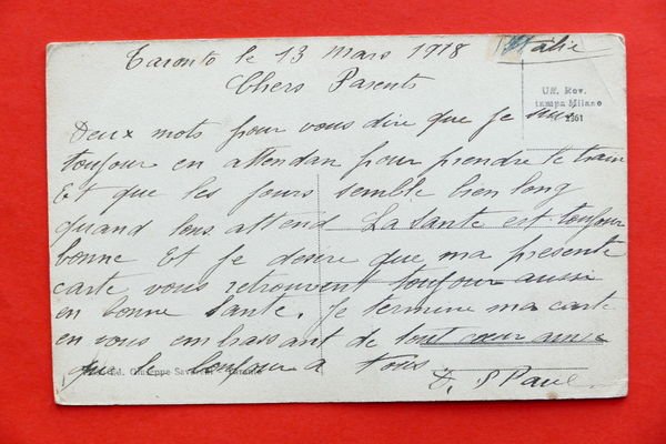 Cartolina Taranto - Via Pitagora vista dal Corso Due Mari …